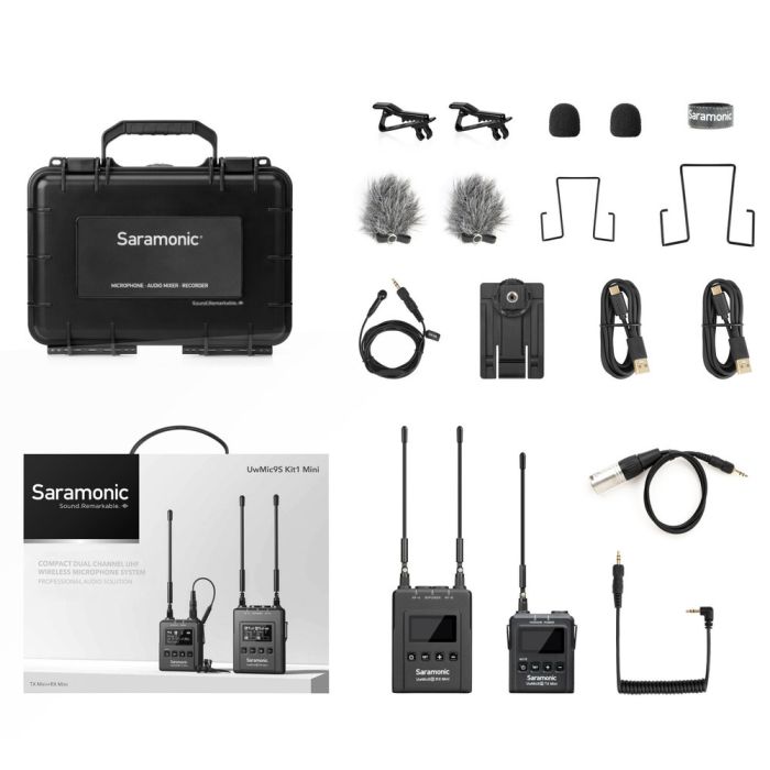 Радиосистема Saramonic UwMic9 S Kit1 Mini RX9S+TX9S приемник + передатчик