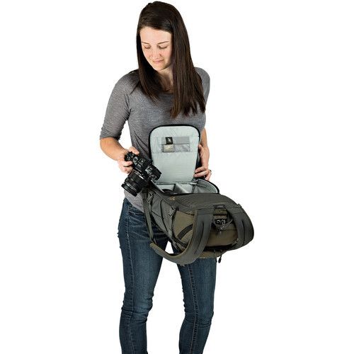 Рюкзак Lowepro Flipside Trek BP 250 AW серый/темно-зеленый
