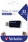 Флеш-накопитель Verbatim Store 'n' Click USB 3.2 Gen 1 32GB, R/W 80/25 МБ/с