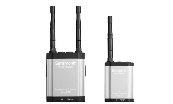 Радиосистема Saramonic Vlink2 Kit1 RX+TX приемник + передатчик, 2,4ГГц, разъем 3,5 мм