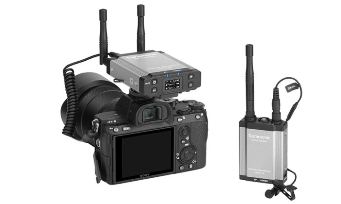 Радиосистема Saramonic Vlink2 Kit1 RX+TX приемник + передатчик, 2,4ГГц, разъем 3,5 мм