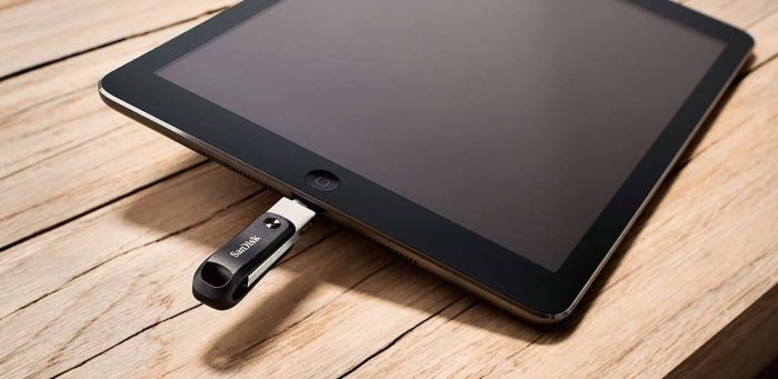 Флеш-накопитель SanDisk iXpand Go USB 3.0/Lightning 128GB