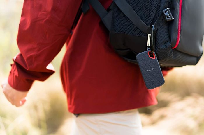 Внешний накопитель SanDisk Extreme Portable SSD USB 3.1 Gen1 Type-C 1TB, R 550 МБ/с