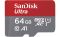 Карта памяти SanDisk Ultra microSDXC 64GB UHS-I U1 V10 A1, R 140 МБ/с