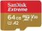 Карта памяти SanDisk Extreme microSDXC 64GB UHS-I U3 V30 A2, R/W 170/80 МБ/с