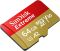 Карта памяти SanDisk Extreme microSDXC 64GB UHS-I U3 V30 A2, R/W 170/80 МБ/с