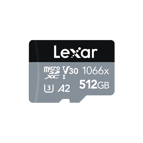 Карта памяти Lexar Professional 1066x Silver microSDXC 512GB UHS-I U3 V30 A2, R/W 160/120 МБ/с