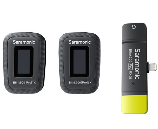Радиосистема Saramonic Blink500 Pro B4 приемник + 2 передатчика, разъем Lightning