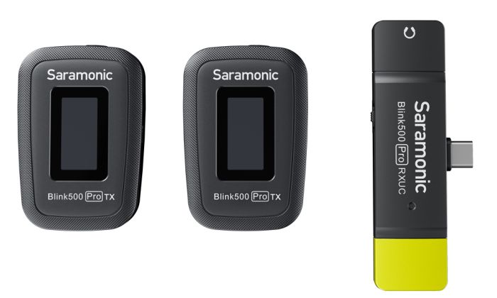 Радиосистема Saramonic Blink500 Pro B6 приемник + 2 передатчика, разъем Type-C