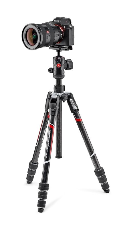 Штатив с головкой Manfrotto Befree Advanced Travel Twist Carbon