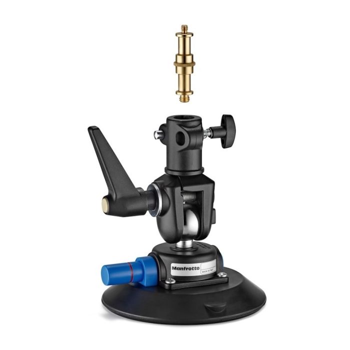 Помповый держатель Manfrotto MCUPVR с поворотным гнездом и пальцем 16 мм