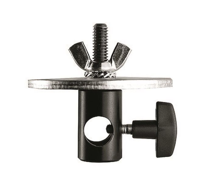 Адаптер Manfrotto 179 ''мама'' 16 мм, винтом 3/8'' и диском 80 мм