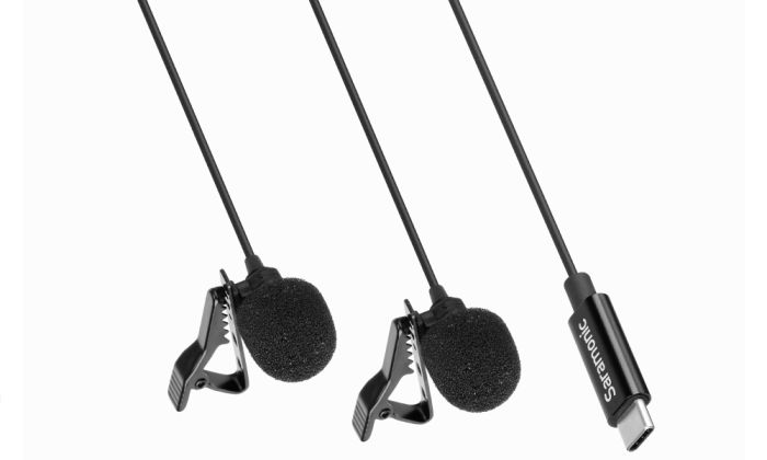 Микрофон петличный Saramonic LavMicro U3C двойной с кабелем 6 м, разъем Type-C