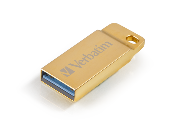 Флеш-накопитель Verbatim Metal Executive USB 3.2 Gen1 64GB R/W 80/25 МБ/с