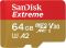 Карта памяти SanDisk Extreme microSDXC 64GB UHS-I U3 V30 A2, R/W 170/80 МБ/с для мобильных игр