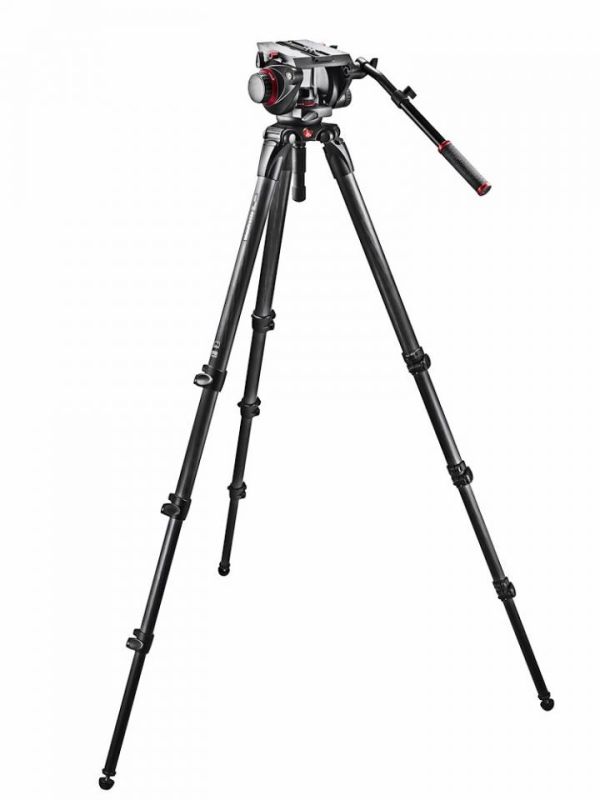 Видеоштатив Manfrotto 509HD,536K PRO SINGLE CF KIT 100