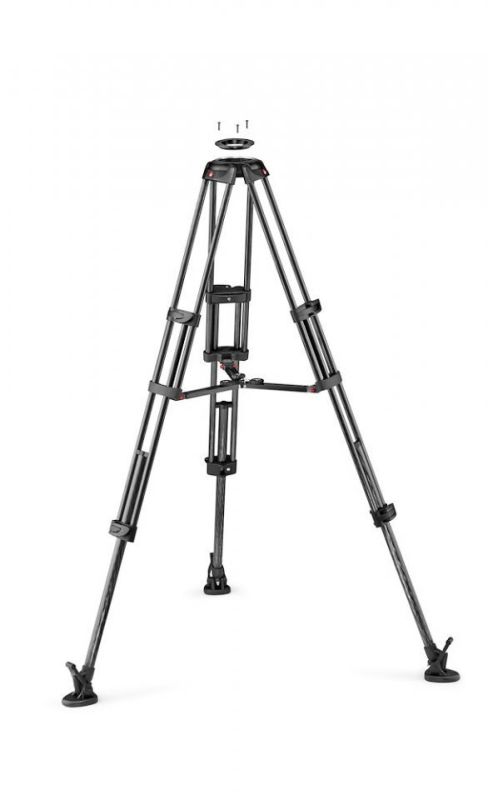 Видеоштатив Manfrotto MVK504XTWINMC голова 504X, штатив Twin карбоновый