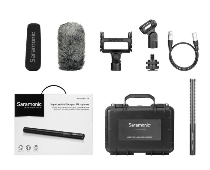 Микрофон Saramonic SoundBird V6 кардиоидный, разъем XLR