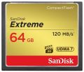 Карта памяти SanDisk Extreme CompactFlash 64GB, R/W 120/85 МБ/с Карта памяти SanDisk Extreme CompactFlash 64GB, R/W 120/85 МБ/с