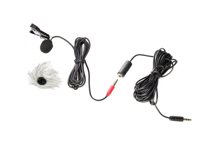 Микрофон петличный Saramonic SR-LMX1+ для смартфонов, разъем 3,5 мм TRRS