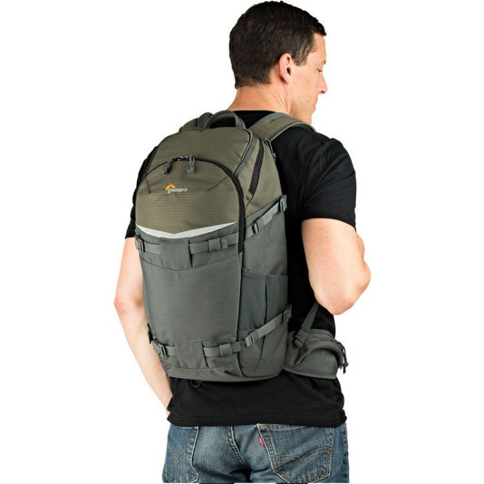 Рюкзак Lowepro Flipside Trek BP 350 AW серый/темно-зеленый