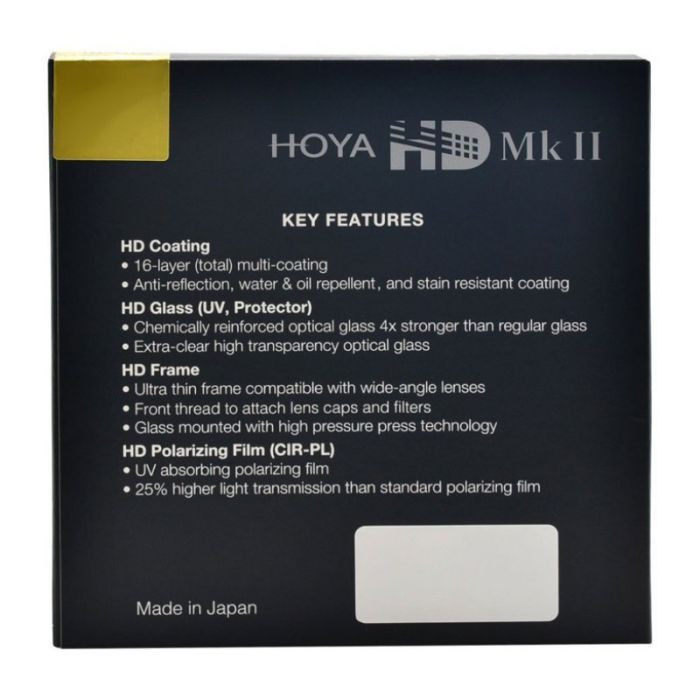 Светофильтр Hoya PL-CIR HD Mk II поляризационный 82mm