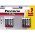 Батарейки Panasonic Everyday Power AAA щелочные 8 шт Батарейки Panasonic Everyday Power AAA щелочные 8 шт