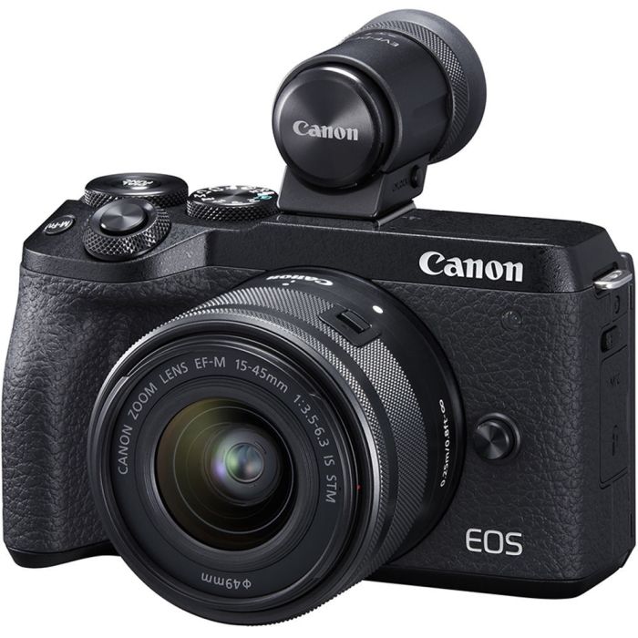 Фотоаппарат Canon EOS M6 Mark II Kit 15-45 IS STM + EVF