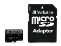 Карта памяти Verbatim Pro microSDHC 32GB UHS-I U3 V30, R/W 90/45 МБ/с с адаптером Карта памяти Verbatim Pro microSDHC 32GB UHS-I U3 V30, R/W 90/45 МБ/с с адаптером