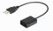 Аудиоинтрефейс Saramonic SR-EA2L USB с кабелем 15 см для микрофона и наушников 3,5 мм