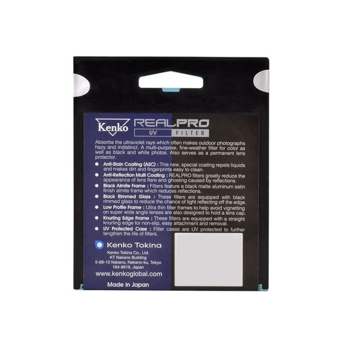 Светофильтр Kenko REALPRO UV ультрафиолетовый 40.5mm