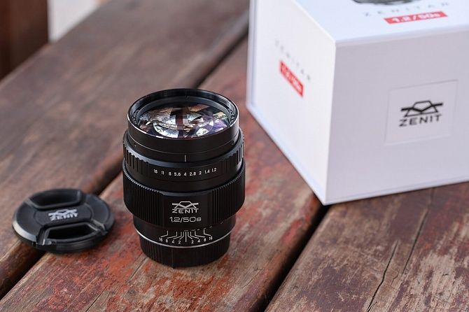 Объектив Зенит Зенитар-C 50mm f/1.2S Canon EF