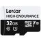 Карта памяти Lexar High-Endurance microSDXC 32GB UHS-I U1 V30 A1, R/W 100/30 МБ/с