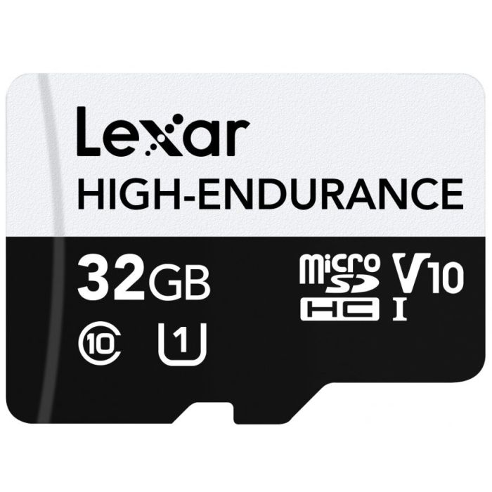 Карта памяти Lexar High-Endurance microSDXC 32GB UHS-I U1 V30 A1, R/W 100/30 МБ/с