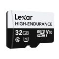 Карта памяти Lexar High-Endurance microSDXC 32GB UHS-I U1 V30 A1, R/W 100/30 МБ/с Карта памяти Lexar High-Endurance microSDXC 32GB UHS-I U1 V30 A1, R/W 100/30 МБ/с