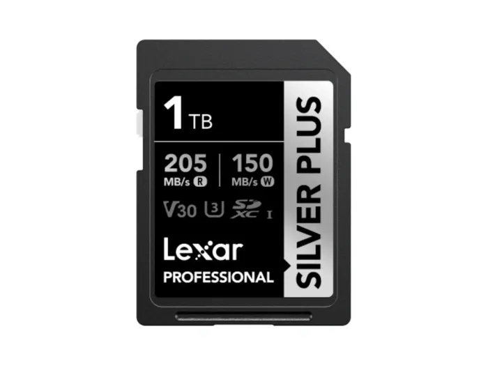 Карта памяти Lexar Professional Silver Plus 1066x SDXC 1TB UHS-I U3 V30, R/W 205/150 МБ/с