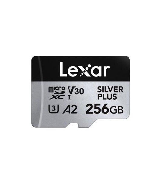 Карта памяти Lexar Professional SILVER PLUS microSDXC 256GB UHS-I U3 V30 C10 A2, R/W 205/150 МБ/с