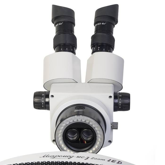 Микроскоп стерео Микромед МС-3-ZOOM LED