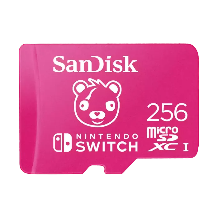 Карта памяти SanDisk Nintendo Switch Fortnite microSDXC 256GB, UHS-I U3, R/W 100/90 МБ/с