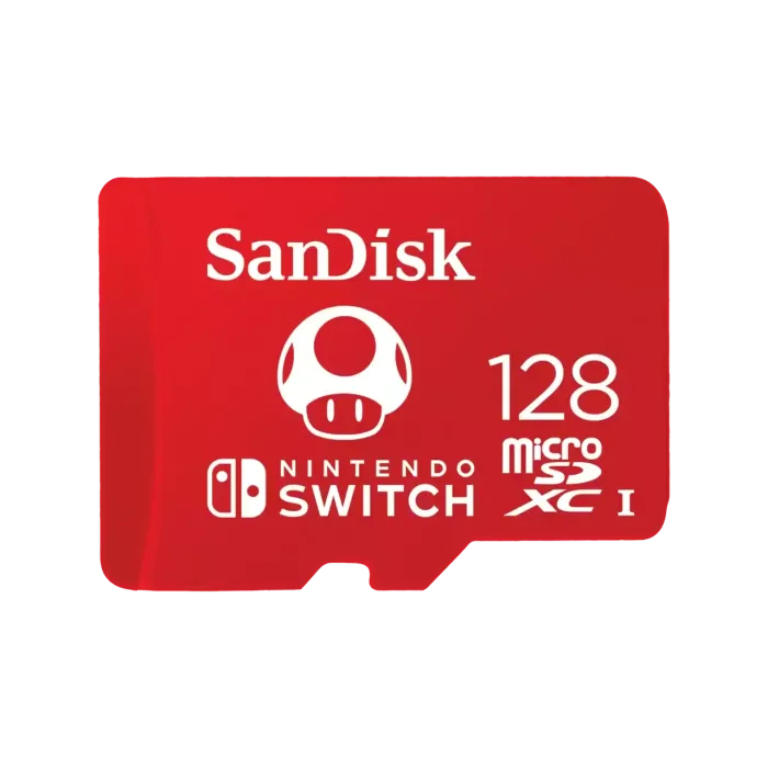 Карта памяти Sandisk Nintendo Switch microSDXC 128GB, UHS-I U3, R/W 100/90 МБ/с
