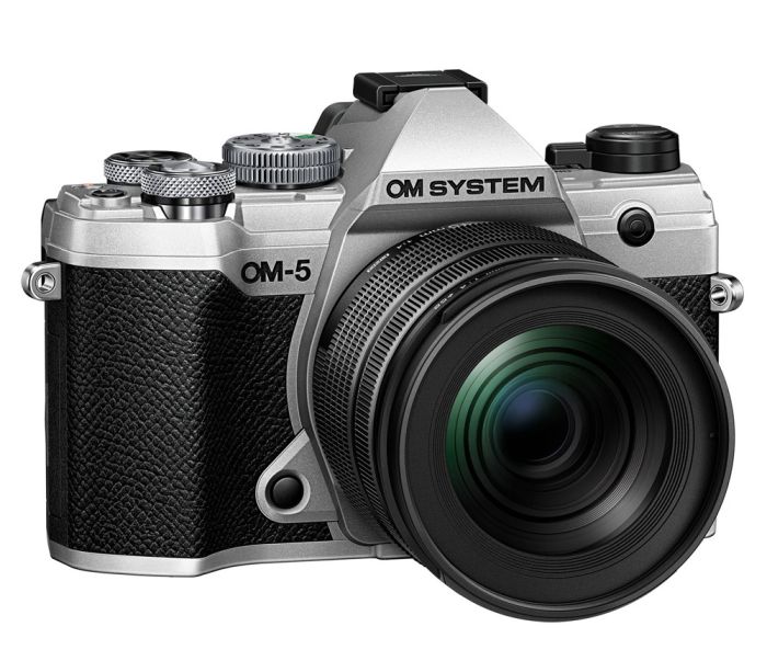 Фотоаппарат OM System OM-5 kit 12_45mm F4 Pro Silver