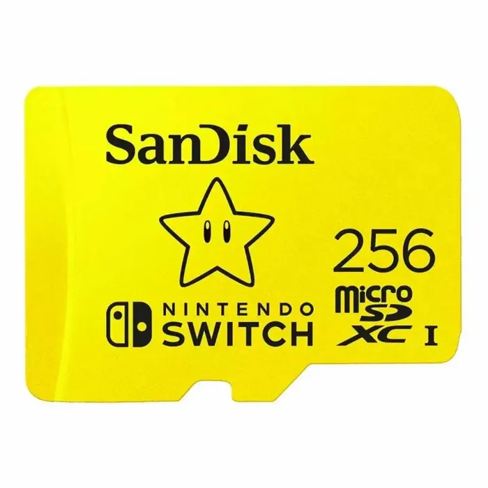 Карта памяти Sandisk Nintendo Switch microSDXC 256GB, UHS-I U3, R/W 100/90 МБ/с