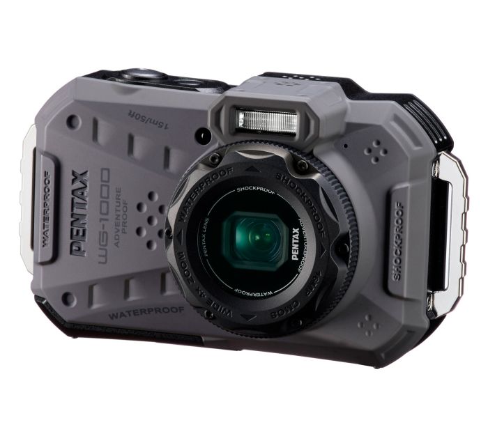 Фотоаппарат Pentax WG-1000 водонепроницаемый темно-серый