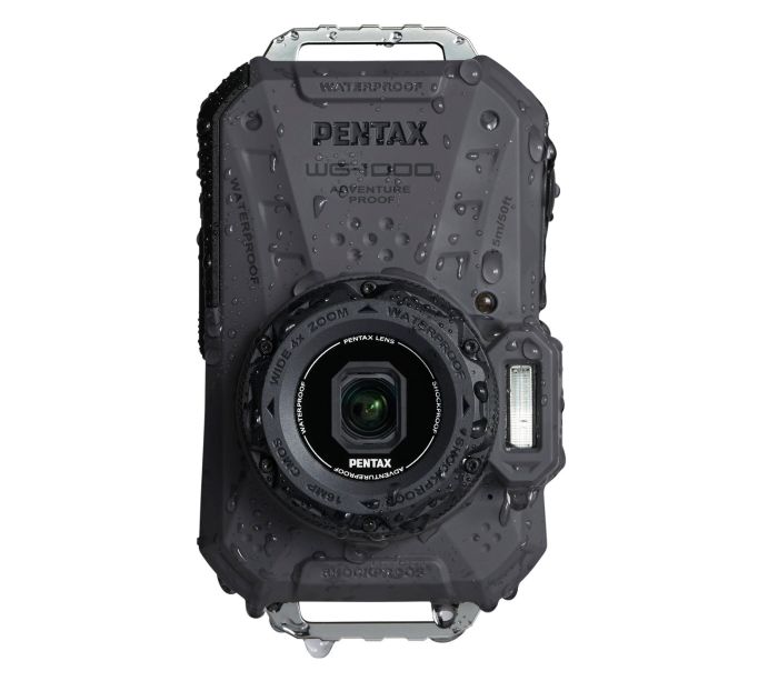 Фотоаппарат Pentax WG-1000 водонепроницаемый темно-серый
