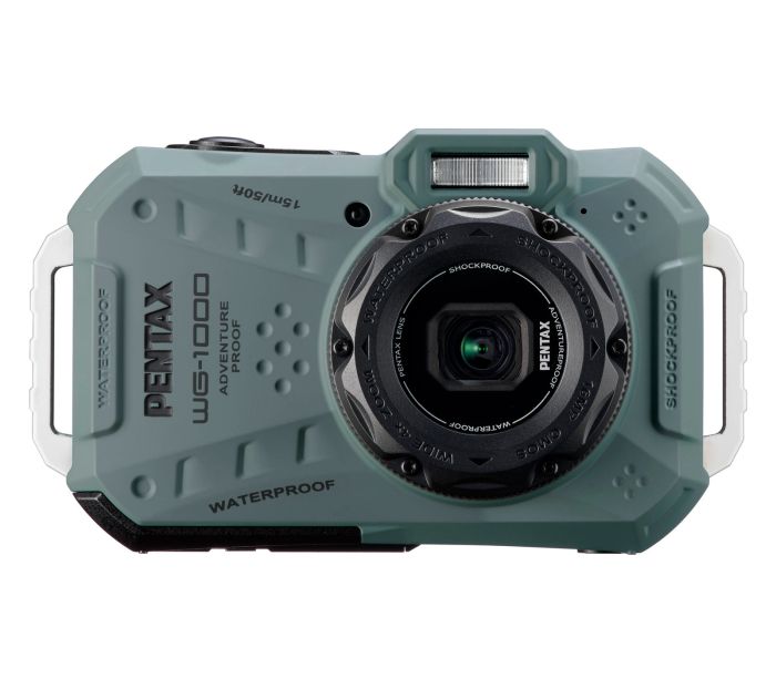 Фотоаппарат Pentax WG-1000 водонепроницаемый оливковый