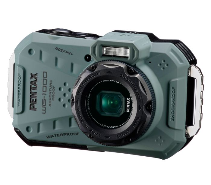Фотоаппарат Pentax WG-1000 водонепроницаемый оливковый