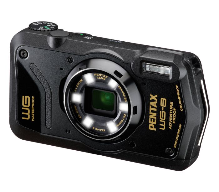 Фотоаппарат Pentax WG-8 водонепроницаемый черный
