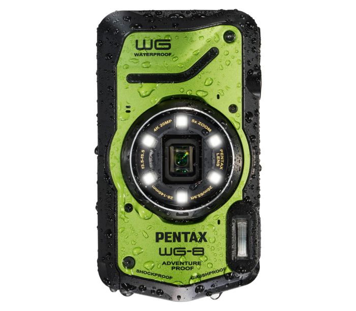 Фотоаппарат Pentax WG-8 водонепроницаемый зеленый