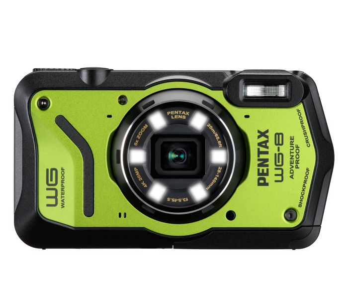 Фотоаппарат Pentax WG-8 водонепроницаемый зеленый