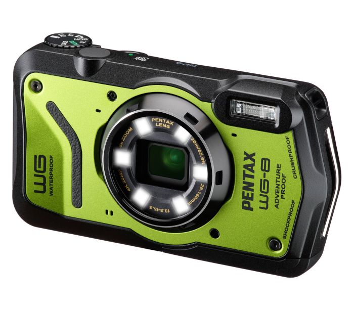 Фотоаппарат Pentax WG-8 водонепроницаемый зеленый